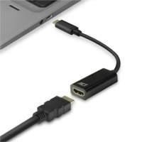 Cavo adattatore video ACT AC7305 015 m USB Type-C HDMI Type A (Standard) Nero