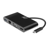 ACT USB-C: docking station HDMI 4K a 30 Hz VGA USA