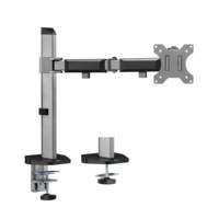 ACT AC8335 scrivania a pannello piatto 81,3 cm (32") Klem/doorvoer Zilver