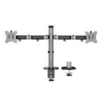 ACT AC8336 scrivania a pannello piatto 81,3 cm (32") Klem/doorvoer Zilver