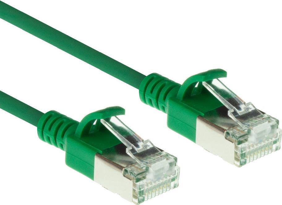 Act Green 10 metri LSZH U/FTP CAT6A Datacenter Slimline Patch Cavo SNAGLESS con connettori RJ45 (DC7710)