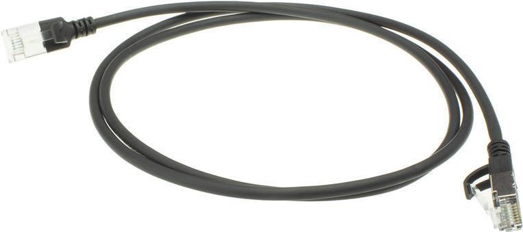Act Black 10 metri LSZH U/FTP CAT6A Datacenter Slimline Patch Cavo SNAGLESS con connettori RJ45 (DC7910)