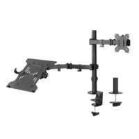 ACT AC8305 notebook standard per notebook e braccio per monitor Nero 39,6 cm (15.6")