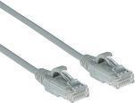 Act Grey 0,15 metri LSZH U/UTP Cat6 Datacenter Slimline Patch Cavo SNAGless con connettori RJ45 (DC9030)