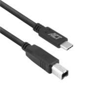Cavo ACT USB 2.0, da USB-C a USB-B, 1,8 metri