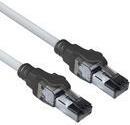 Act Grey 3 metri S / FTP CAT6A IDC 4PPOE / POE ++ 100W LSZH Cavo Patch SNAGless con connettori RJ45 (FB4003)