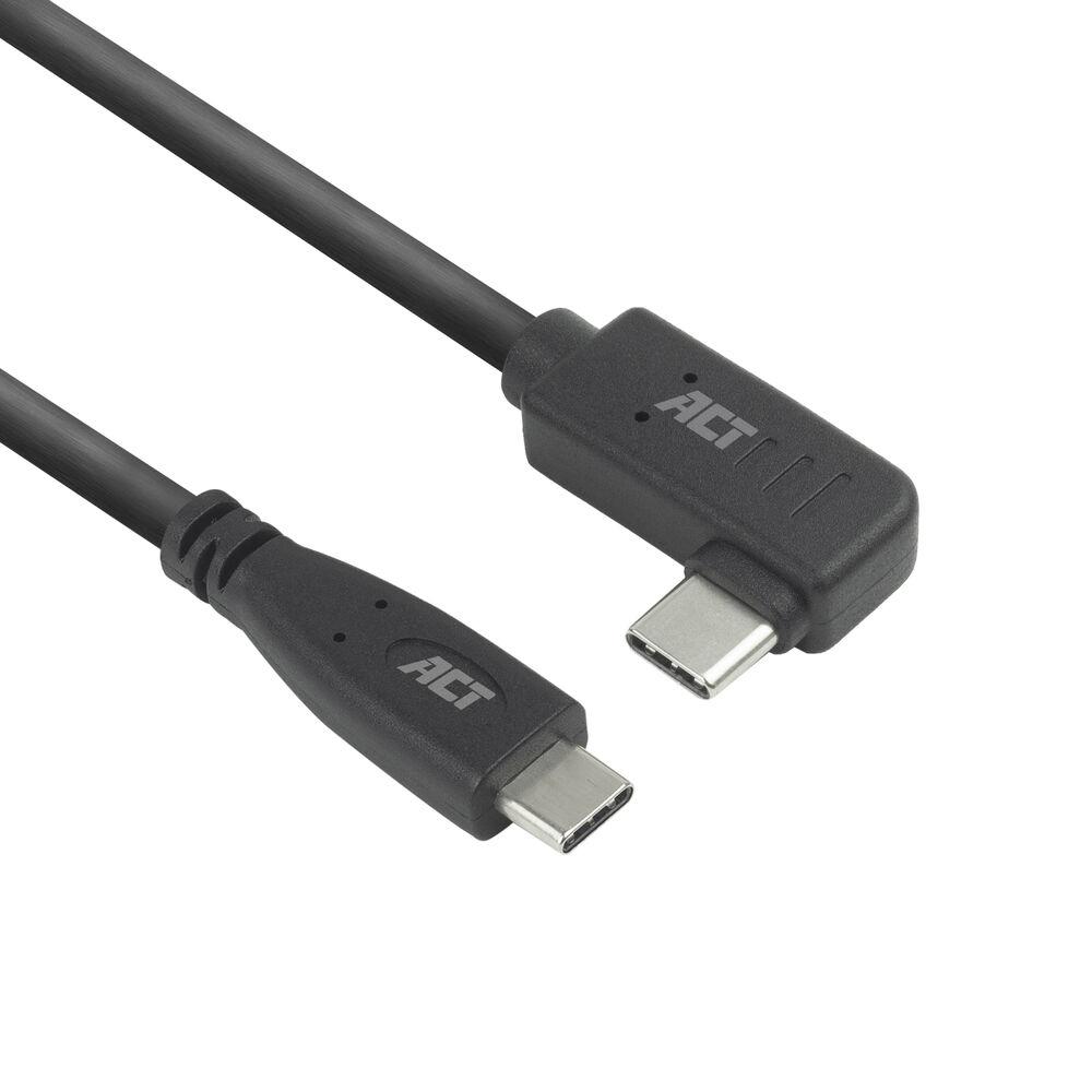ACT AC7405 cavo USB USB 3.2 Gen 2 (3.1 Gen 2) 0,5 m USB C Nero