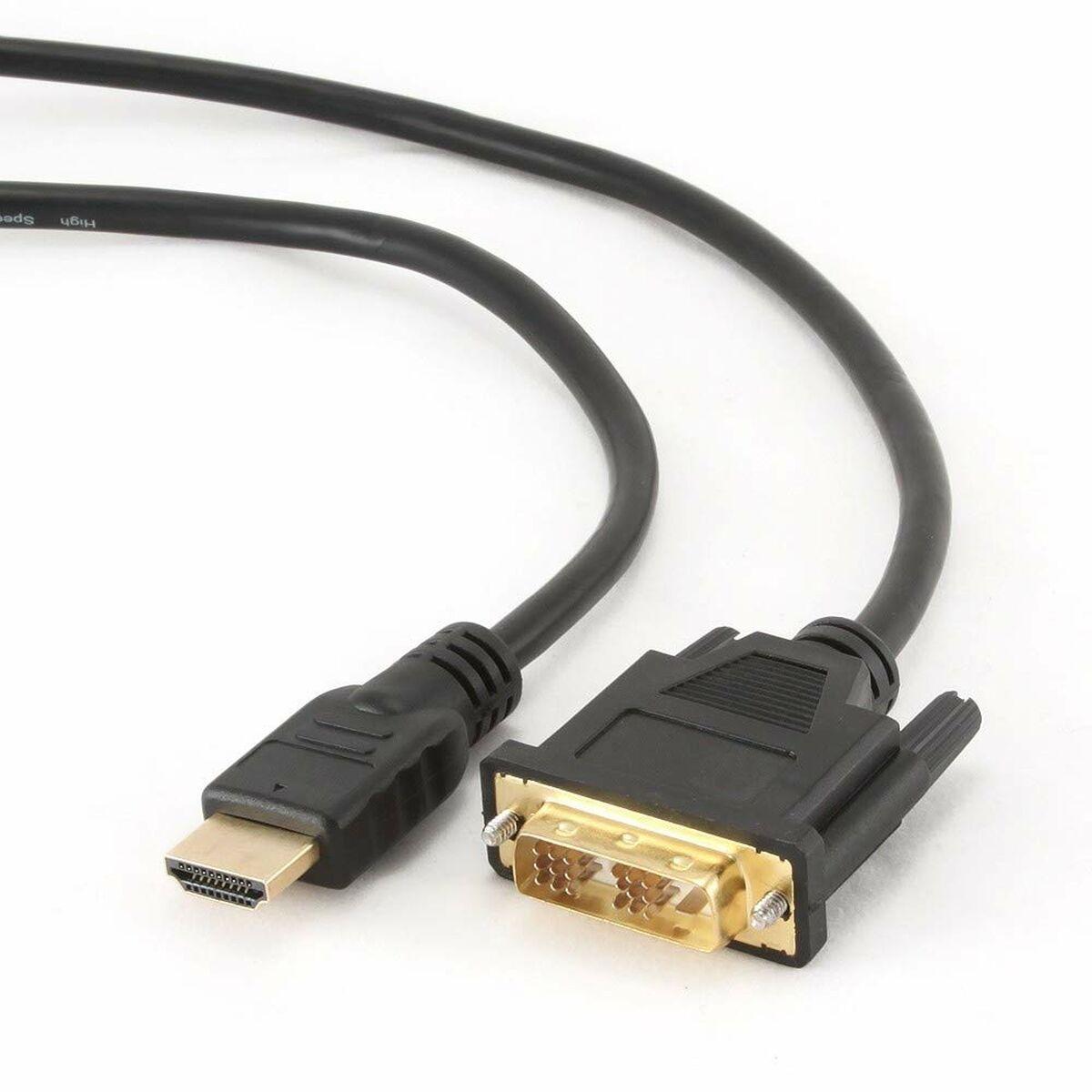 Cavo CableXpert da HDMI a DVI con CC-HDMI-DVI-15 da 4,5 m placcato in oro