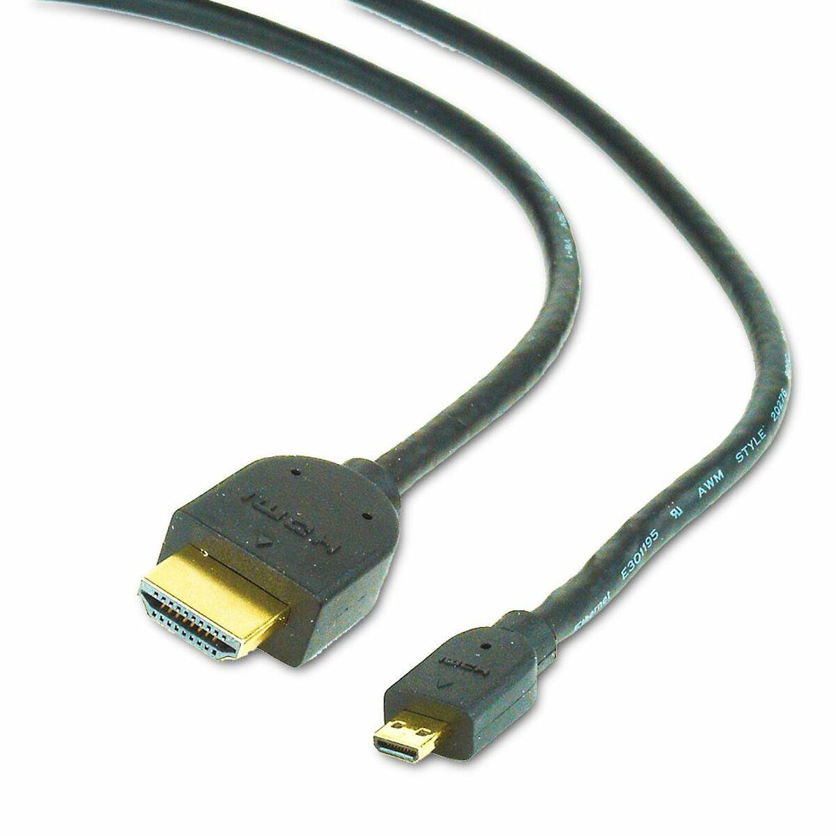 CableXpert Cavo HDMI maschio a micro D-maschio cavo nero 3 m CC-HDMID-10
