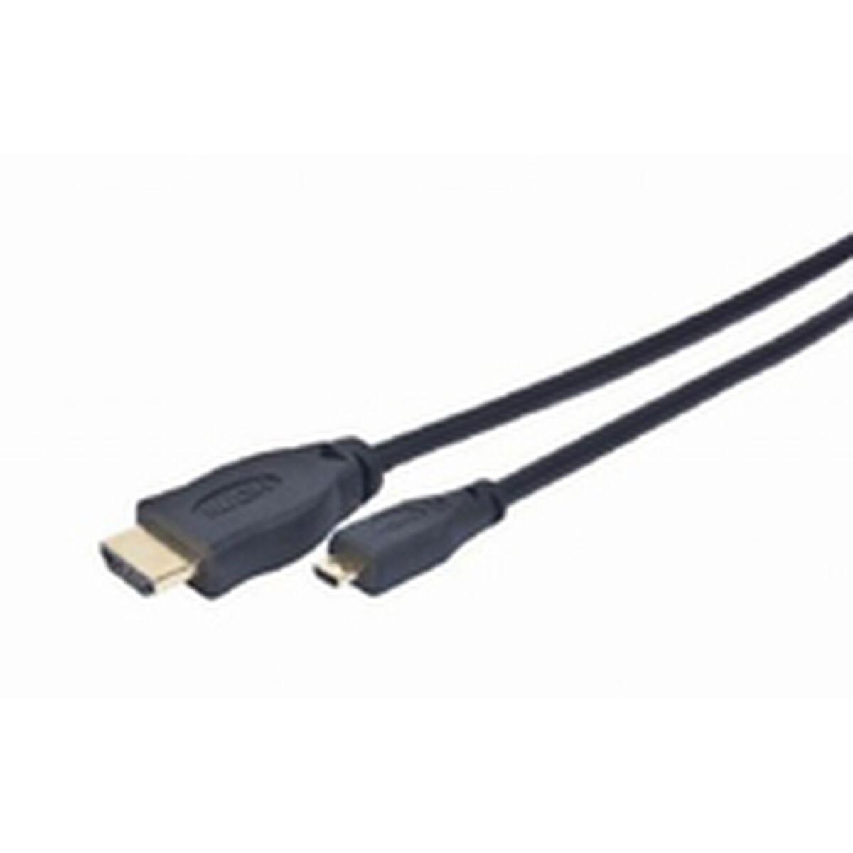 CableXpert Cavo HDMI maschio a micro D-maschio cavo nero 3 m CC-HDMID-10