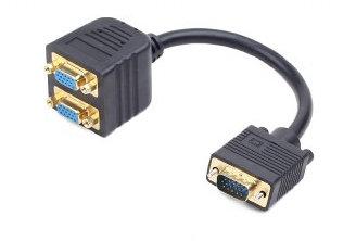 Gembird CC-VGAX2-20cm Cavo splitter VGA M/2XH 0,2 m