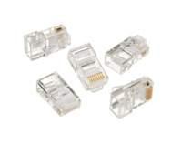 Connettore modulare 8P8C per cavo LAN solido confezione da 50 LC-8P8C-001/50