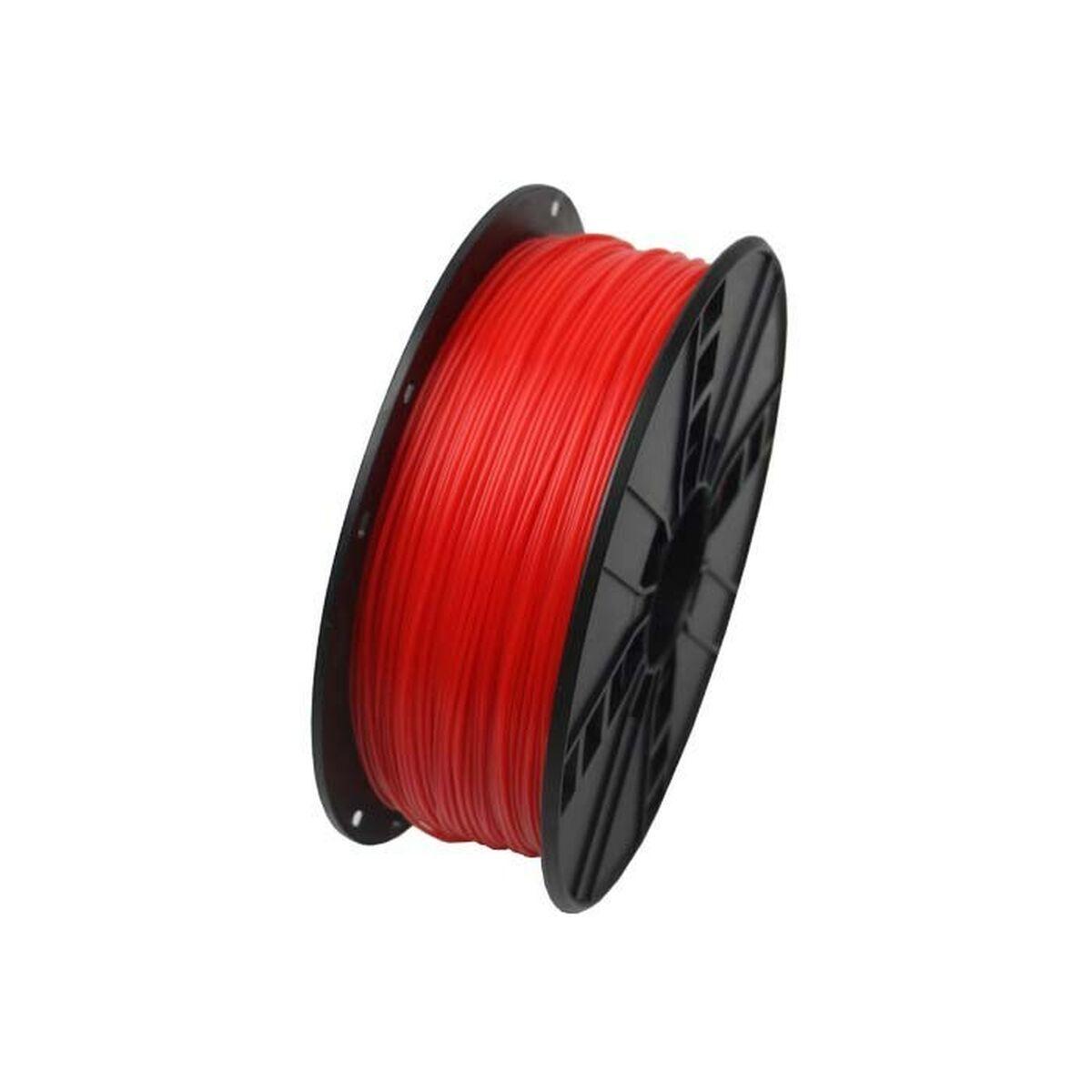 Filamento Gembird PLA rosso fluorescente 175 mm 1 kg 3DP-PLA1.75-01-FR