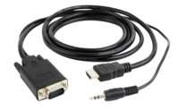 CableXpert Adattatore da HDMI a VGA/audio a porta singola nero A-HDMI-VGA-03-6