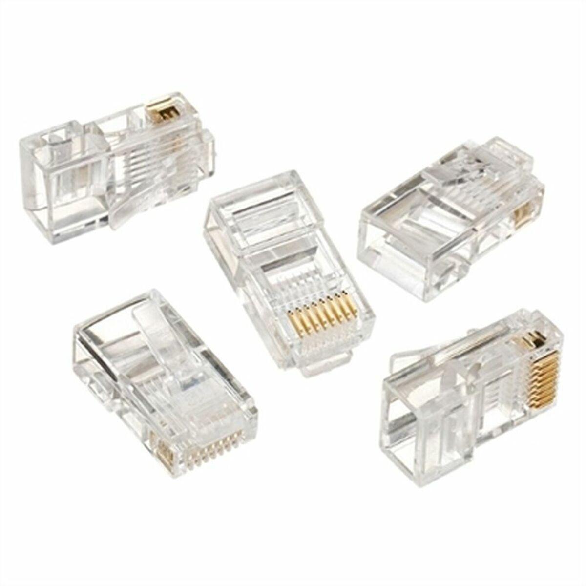Connettore modulare 8P8C per cavo LAN solido confezione da 100 LC-8P8C-001/100