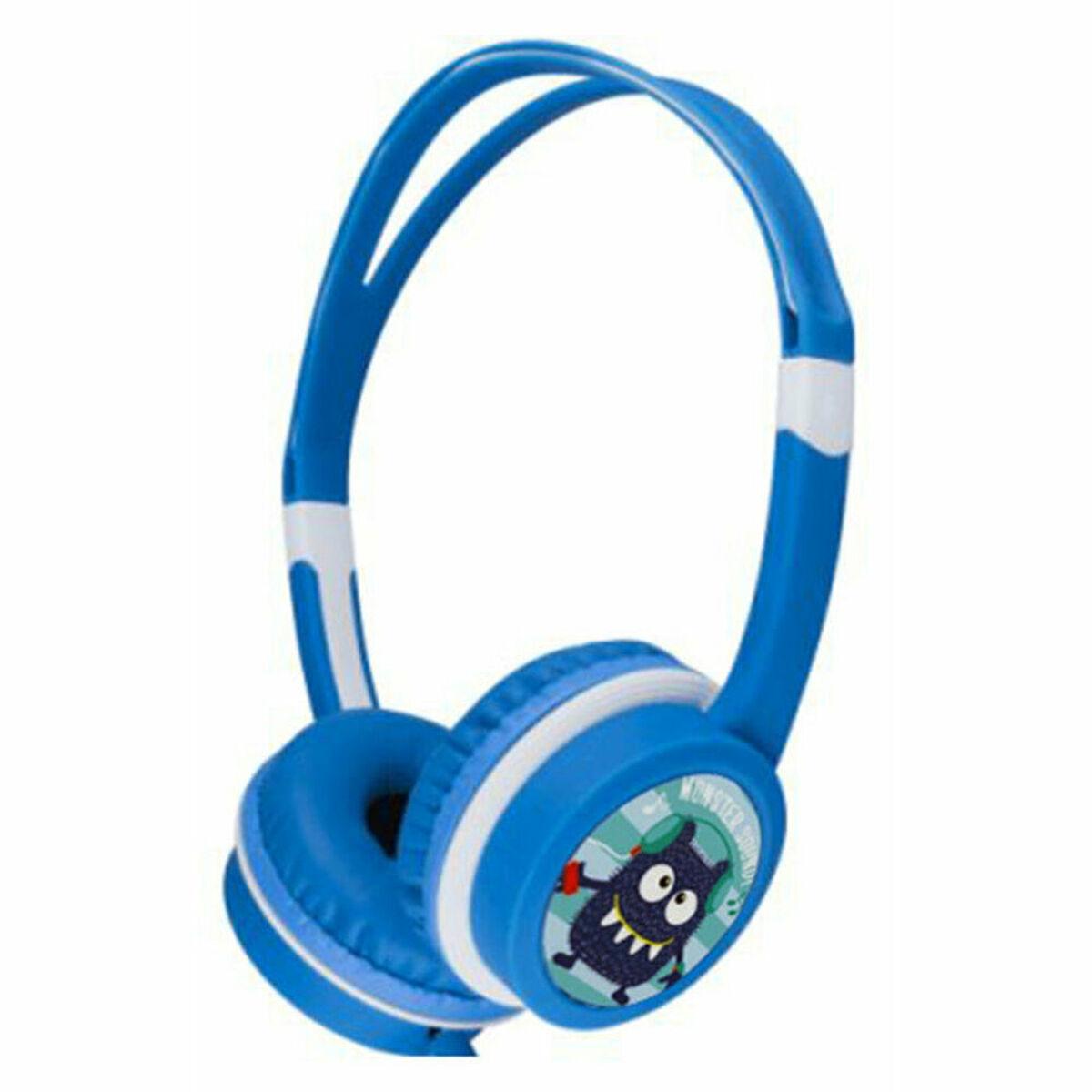 Cuffie per bambini Gembird con limitatore di volume blu MHP-JR-B