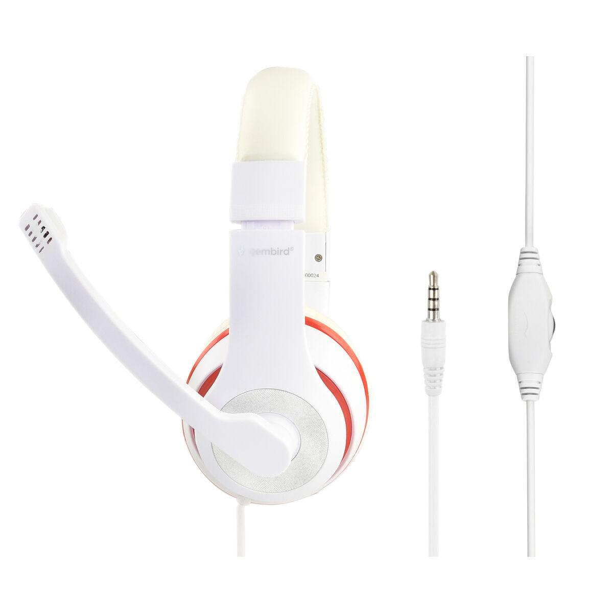 CUFFIE MICROFONO MHS-03-WTRD BIANCO