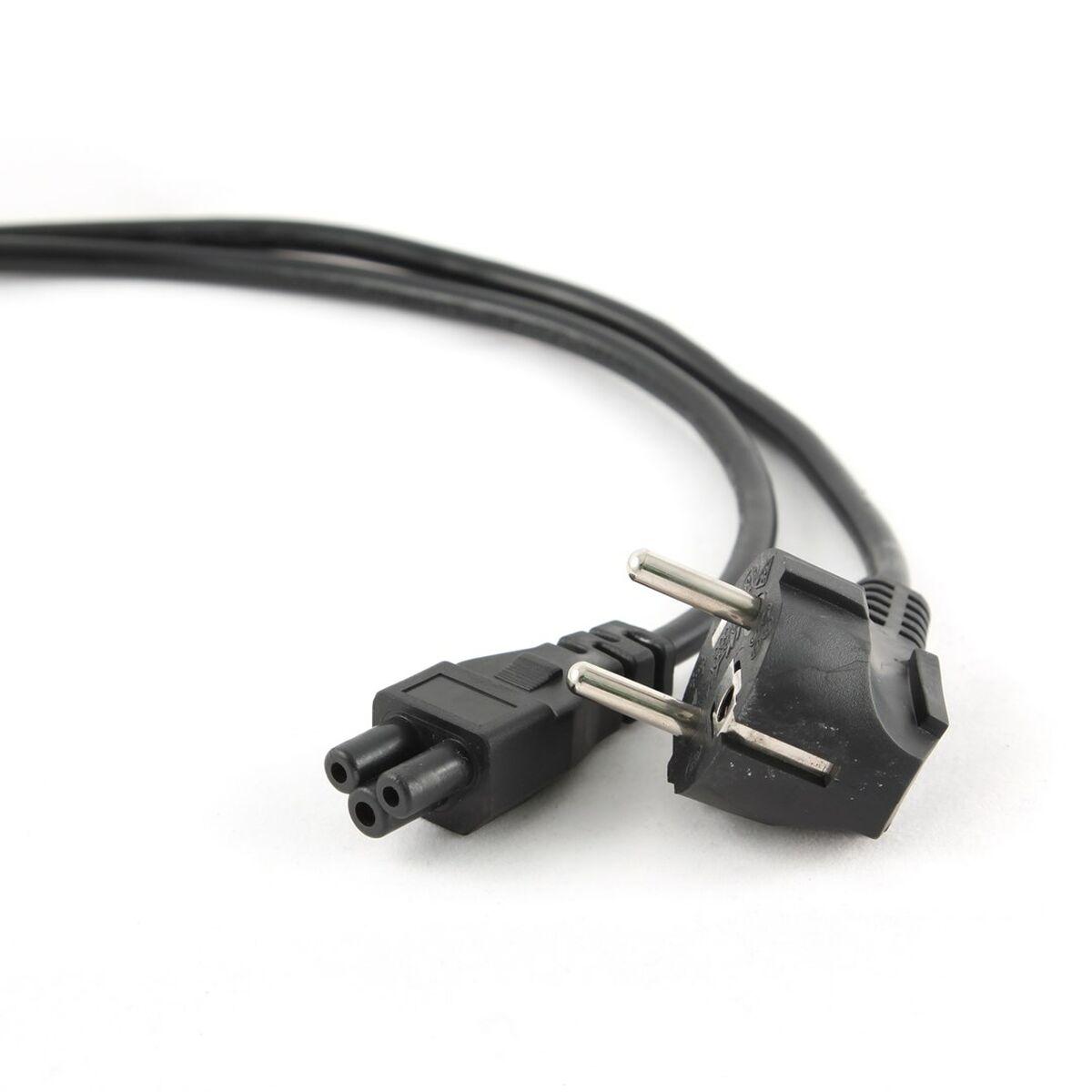 CableXpert - 1 m - Maschio - CEE7/7 - Accoppiatore C5 - Nero PC-186-ML12-1M
