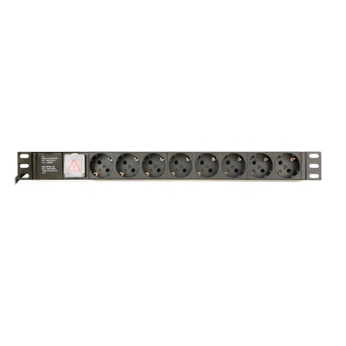 EnerGenie 19 Interruttore di distribuzione dell'alimentazione (PDU) a 8 pin. 1U 16AEG-PDU-014-C14