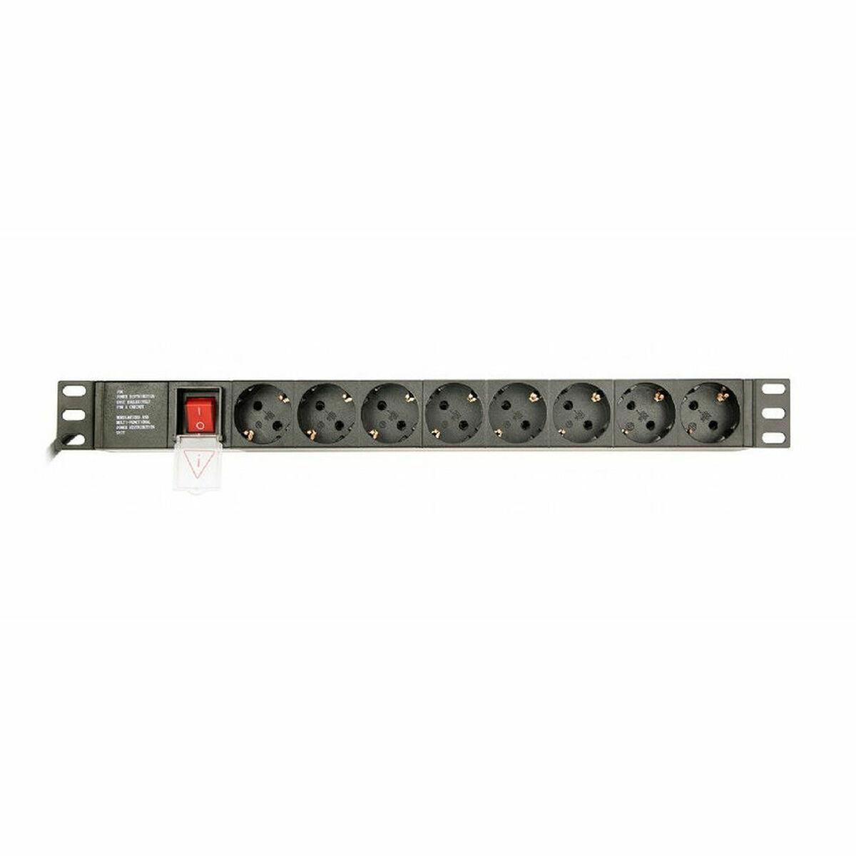 EnerGenie 19 Interruttore di distribuzione dell'alimentazione (PDU) 8 slot 1U 16A EG-PDU-014