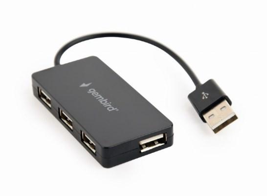 HUB 4 PORTE USB NERO...