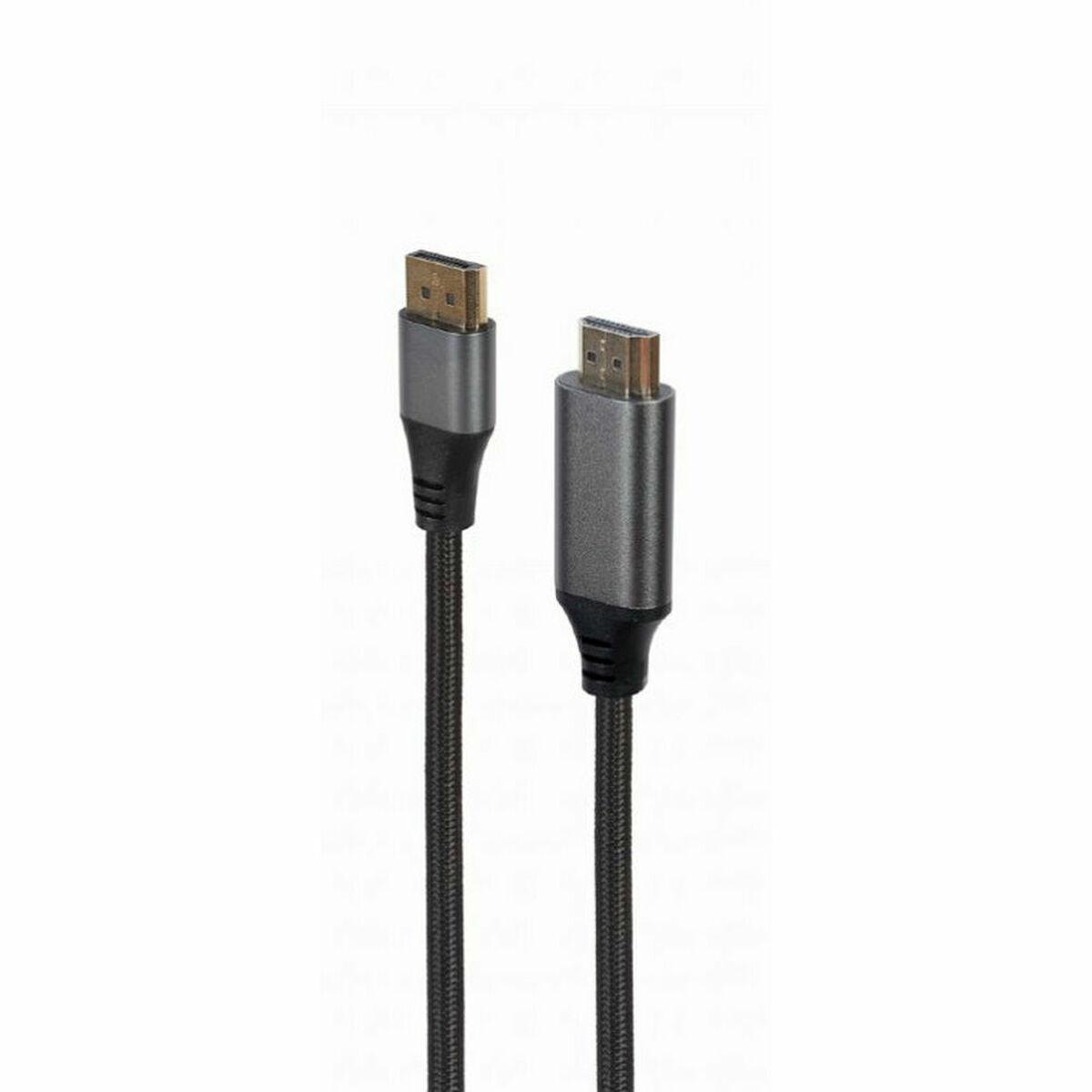 CableXpert CC-DP-HDMI-4K-6 Cavo da DisplayPort a HDMI Premium 1,8 m - Cavo - Digitale/Display/Video C