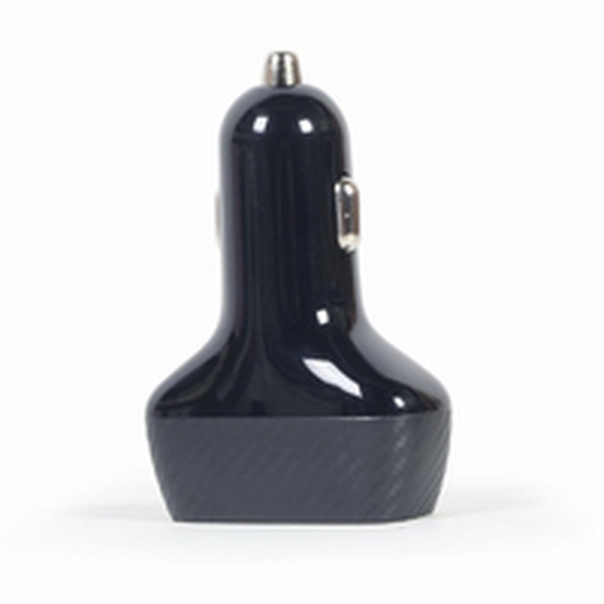 Caricabatteria da auto veloce USB a 2 porte Gembird QC3.0 36 W nero - TA-U2QC3-CAR-01