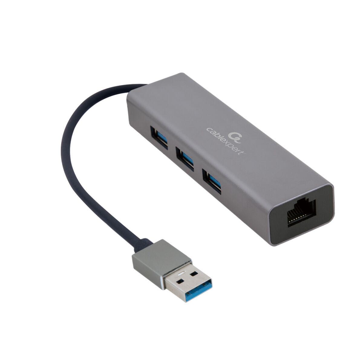 Connettore USB-AM CableXpert all'adattatore LAN di rete Gigabit Ethernet - A-AMU3-LAN-01
