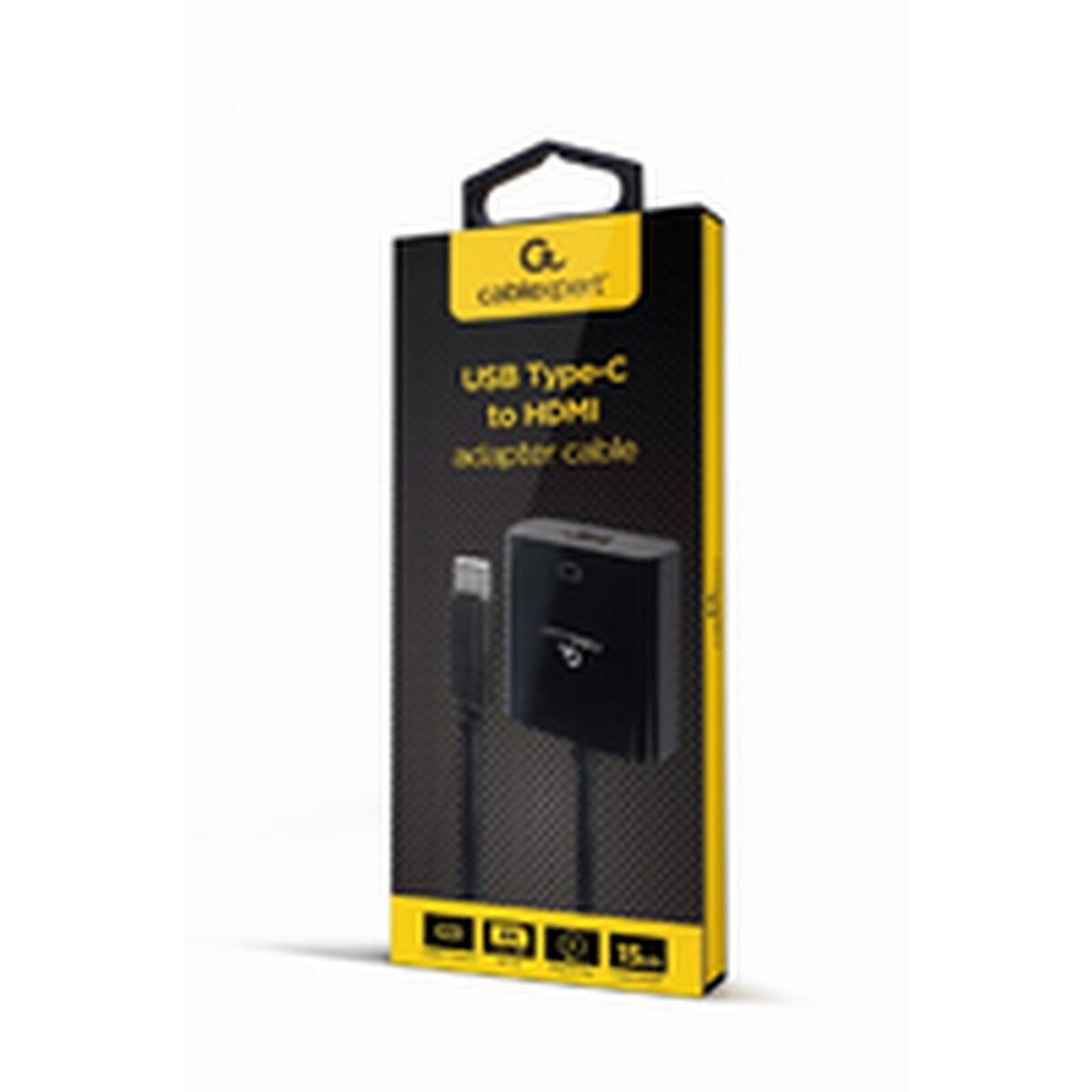 CableXpert Cavo adattatore da USB tipo C a HDMI 4K60Hz 15 cm A-CM-HDMIF-04