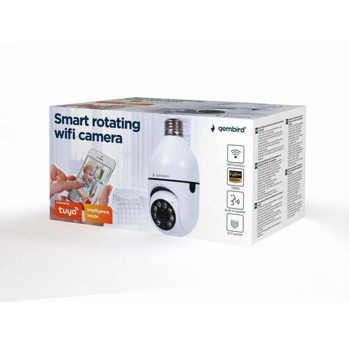 Telecamera WiFi rotante intelligente Gembird, E27, 1080p - TSL-CAM-WRHD-01