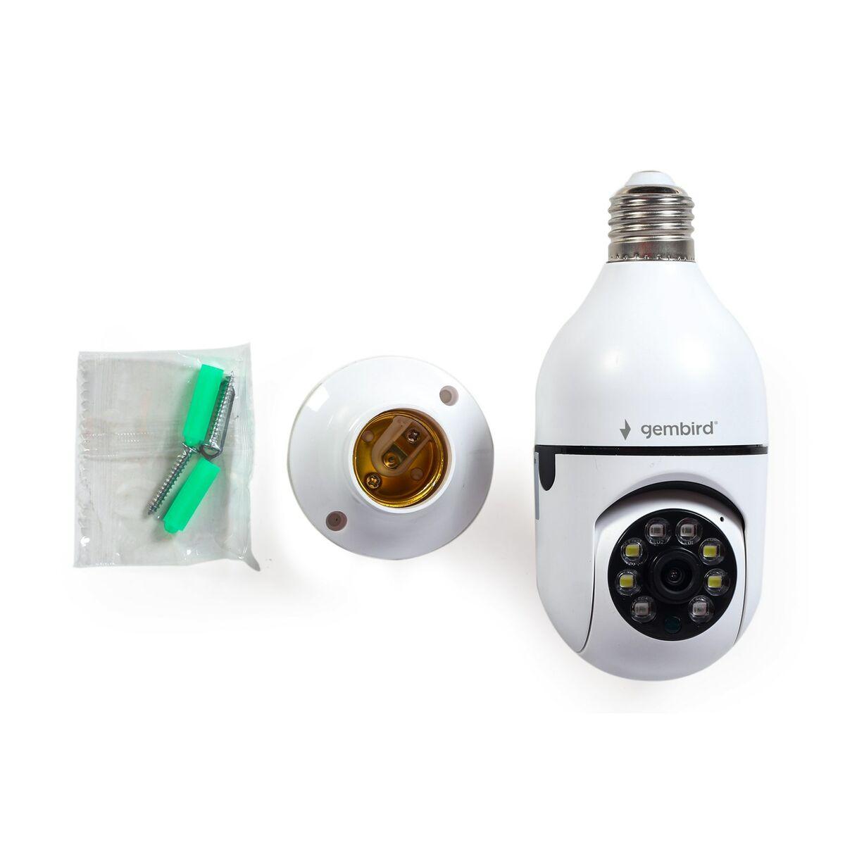 Telecamera WiFi rotante intelligente Gembird, E27, 1080p - TSL-CAM-WRHD-01