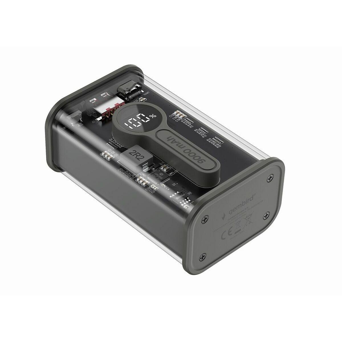 Power Bank Gembird da 9.000 mAh Nero PB09-TQC3-01