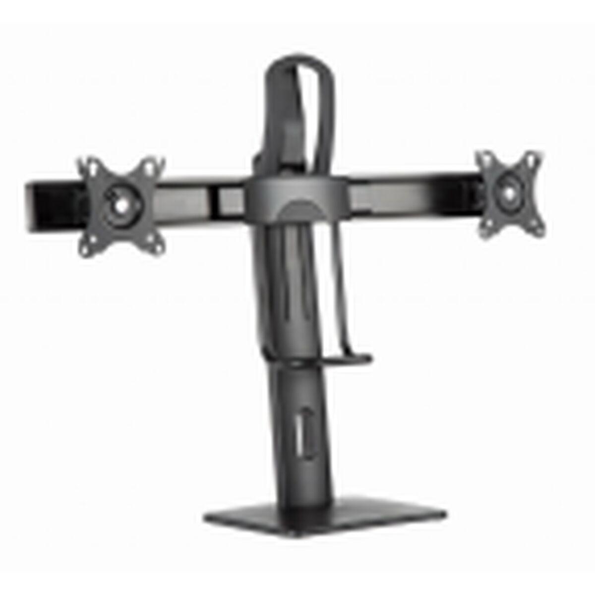 Supporto da scrivania per monitor doppio Gembird regolabile in altezza nero MS-D2-01