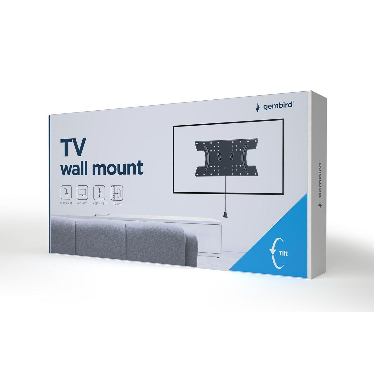Supporto a parete per TV LCD/Plasma Gembird 32-65 30 kg Nero WM-65T-02