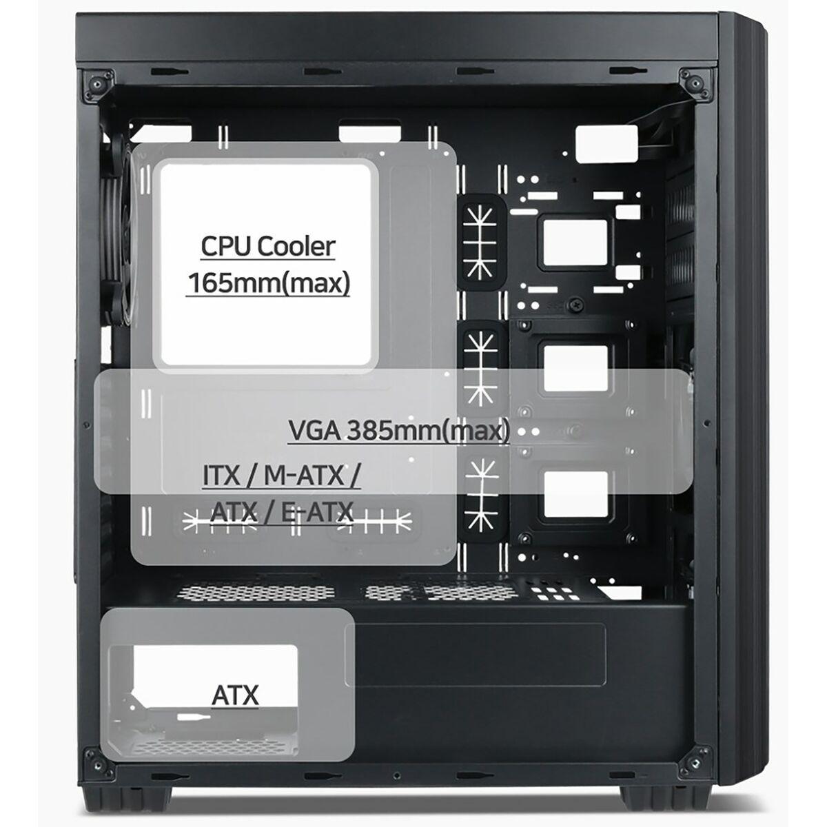 Case computer desktop ATX GEMBIRD Fornax K500 ATX
