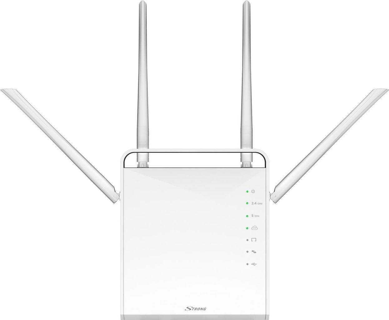 Strong Dual Band Gigabit Router 1200 - Router wireless - Switch a 4 porte - GigE - 802.11a/b/g/n/ac - Dual Band