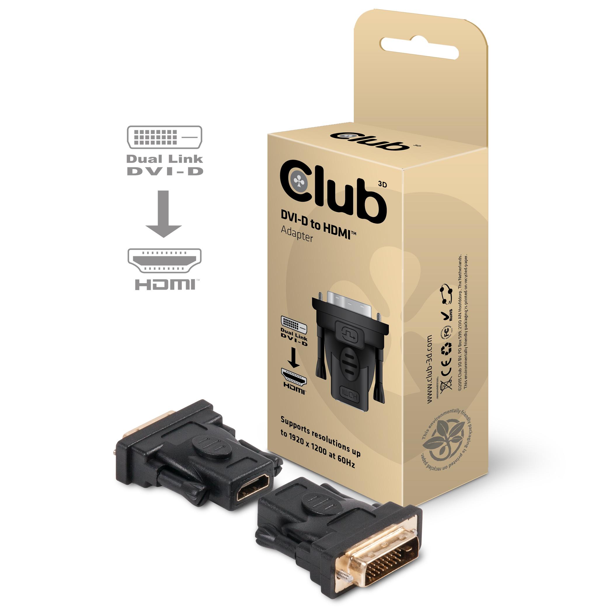 Eingang DVI-D 241 Pin Stecker Ausgang HDMI 1.3 Buchse Verbindet DVI-D fhige PCs und Laptops mit Produkten mit HDMI Schnittste