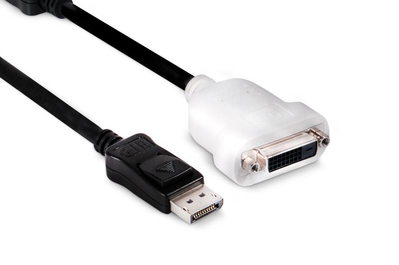 Ã¢â‚¬Â¢ Eingang: DisplayPort Stecker Ausgang: DVI-D Buchse Ã¢â‚¬Â¢ Club 3D DisplayPort auf DVI-D Passiver Adapt