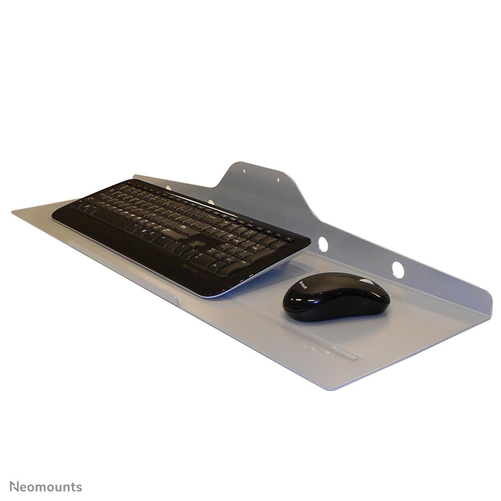 Neomounts Portatastiera e portamouse (KEYBOARD MOUSE HOLDER W75CM - VESA 75X75MM YOU NEED V100RACK)