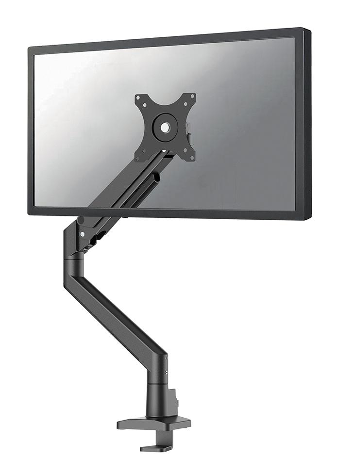 17-35 inch - Flatscreen Desk Mount - 1 Screen - Full Motion - Clamp/Grommet - Black