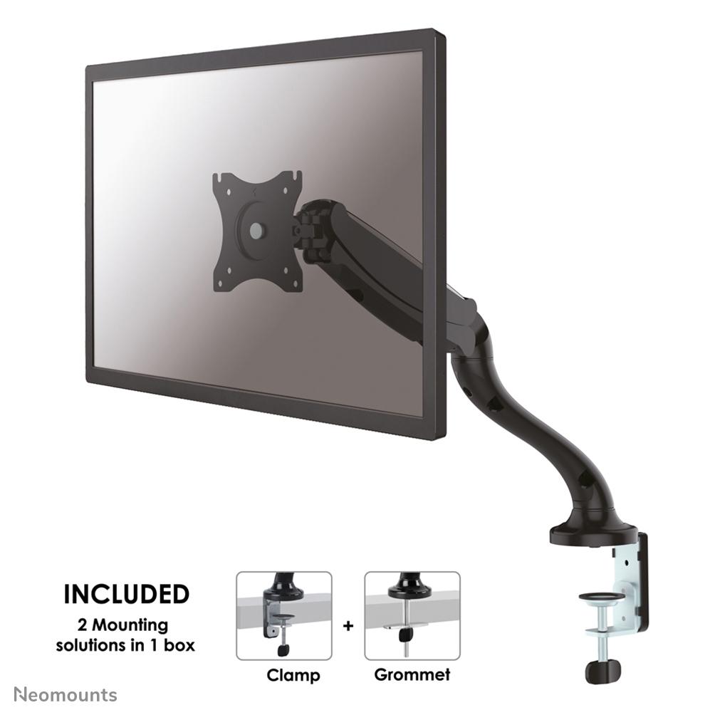 DESK MOUNT 10-30IN / GAS BLK