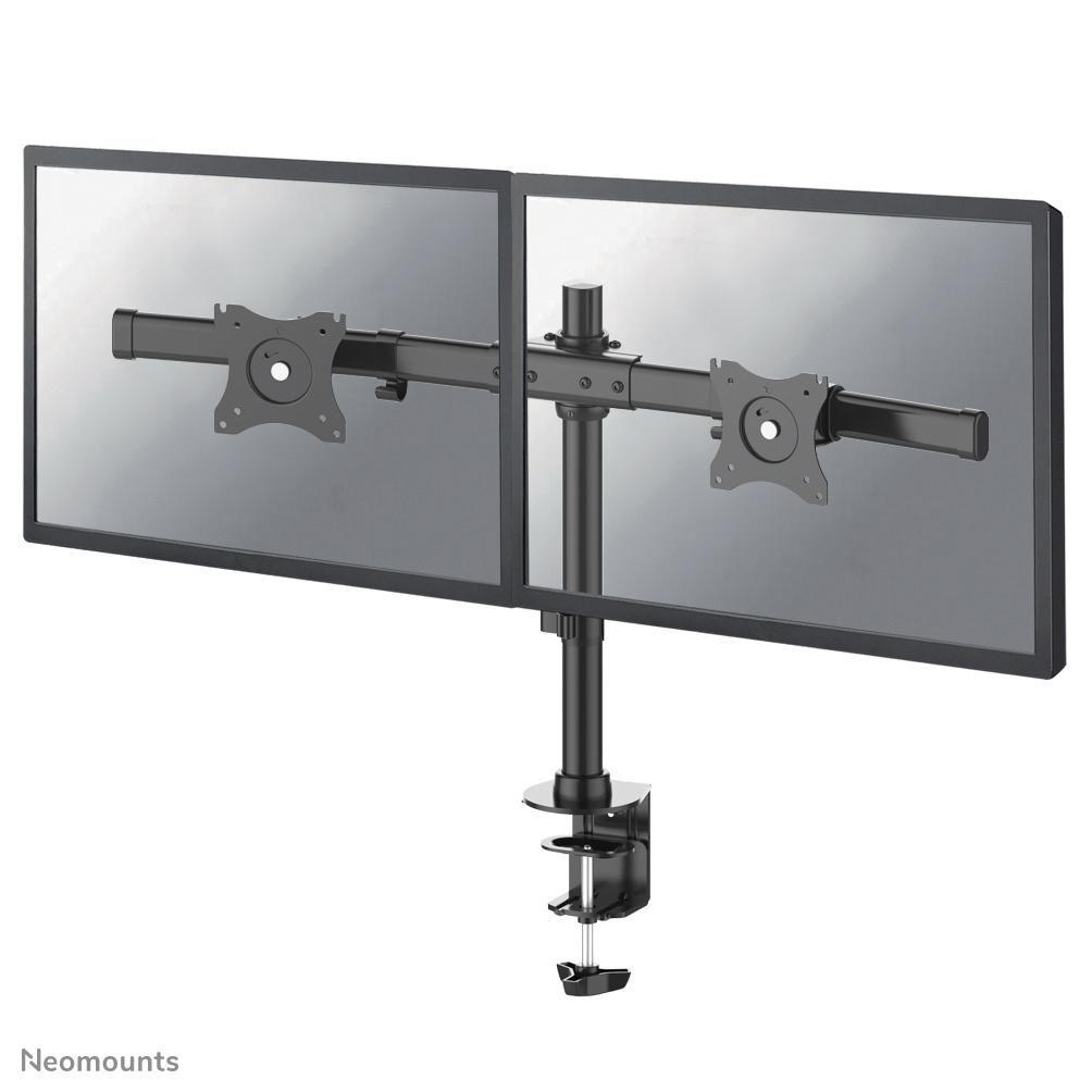 10-27 inch - Flat screen desk mount for 2 screens ( Clamp )