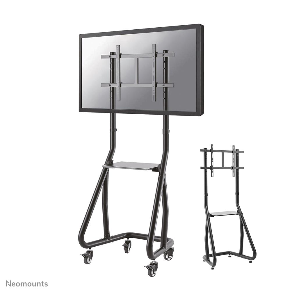 Neomounts Mobiletto portatile per TV (MOBILE FLAT SCREEN FLOOR STAND - STANDTROLLEY H152-169 CM)
