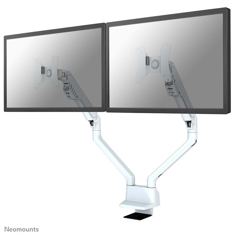 Neomounts Supporto da scrivania per monitor (NEWSTAR FLAT SCREEN DESK MOUNT - CLAMP/GROMMET WHITE 10-32IN)