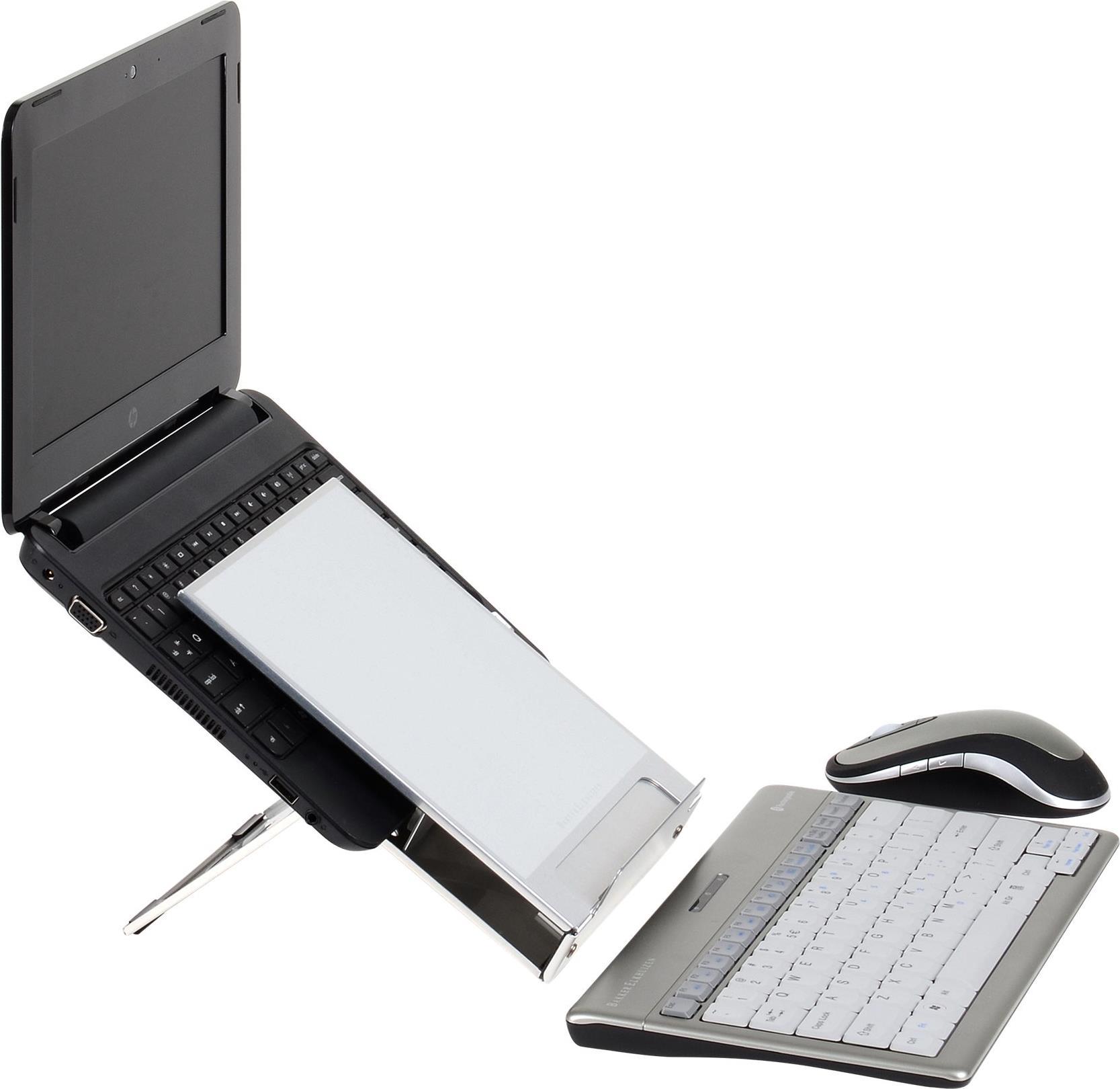 BakkerElkhuizen Ergo-Q 260 - 12" Supporto per computer portatile Grigio 33,8 cm (13.3")