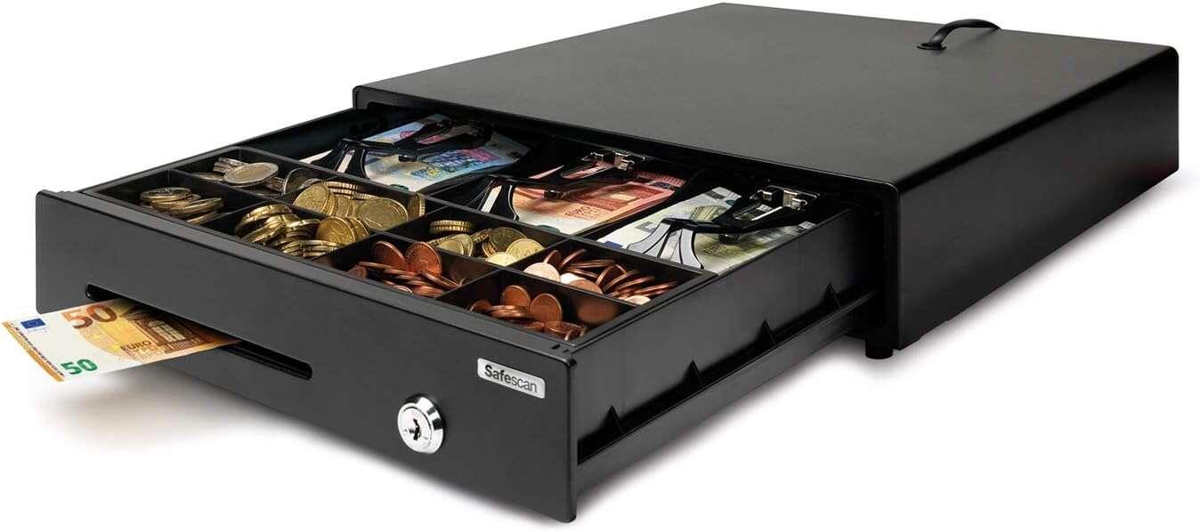 Safescan LD-3336 Low Duty Cash Drawer with 8 Coin and 3 Note Trays