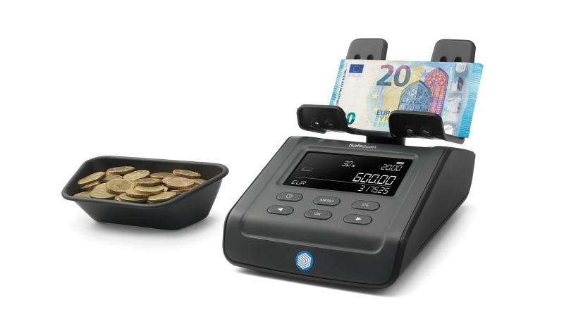 Safescan 6175 Money Counting Scale for Coins and Notes - Black