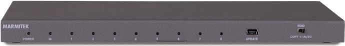 Ingresso AV 1x HDMI Uscita AV 8x HDMI Risoluzione HDTV max. Colore e tutti i formati 3D Colore standard HDCP HDCP 1.4/2.2