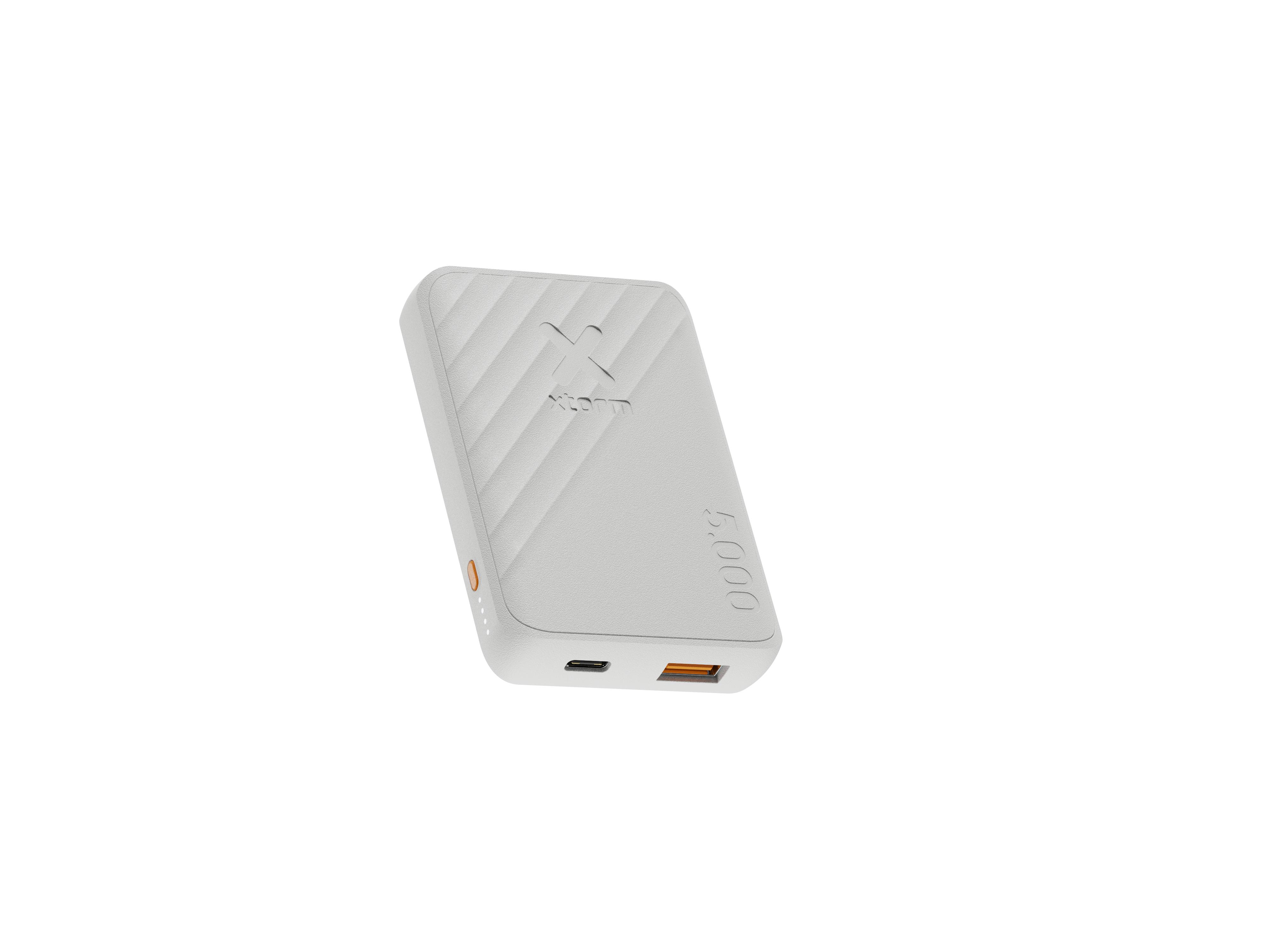 Xtorm 12W Go2 Powerbank 5.000 - Bianco cenere