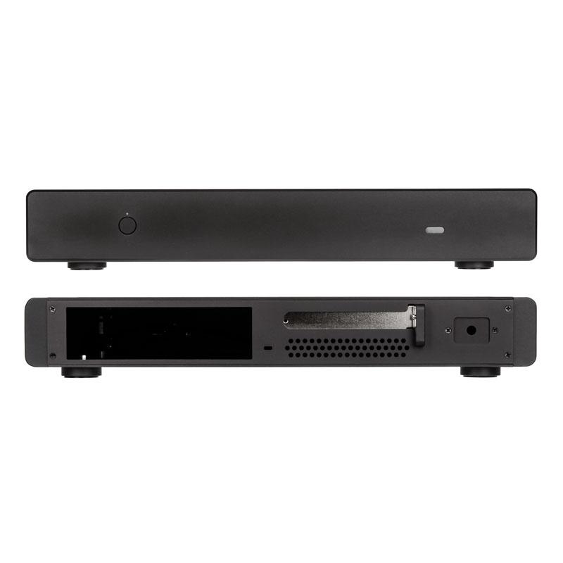 Streacom ST-FC5B Alpha HTPC Fanless Aluminium Case - Black